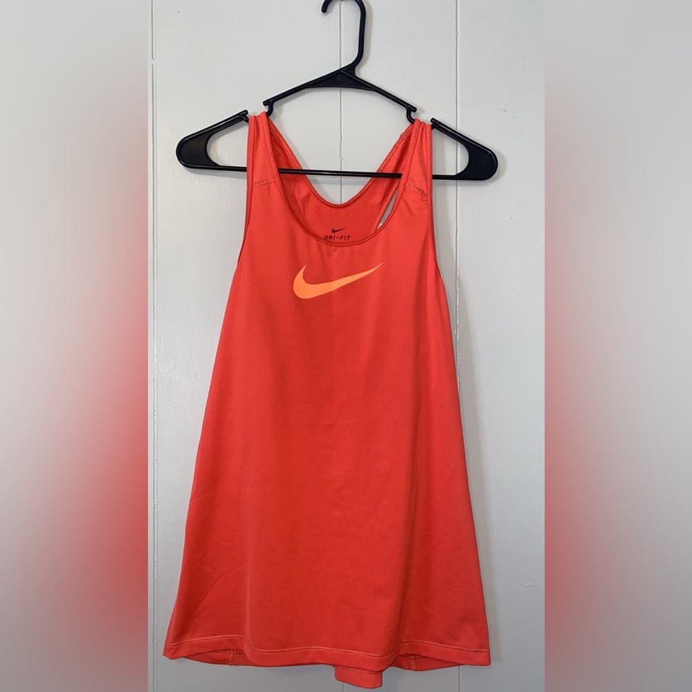 Nike orange racerback T